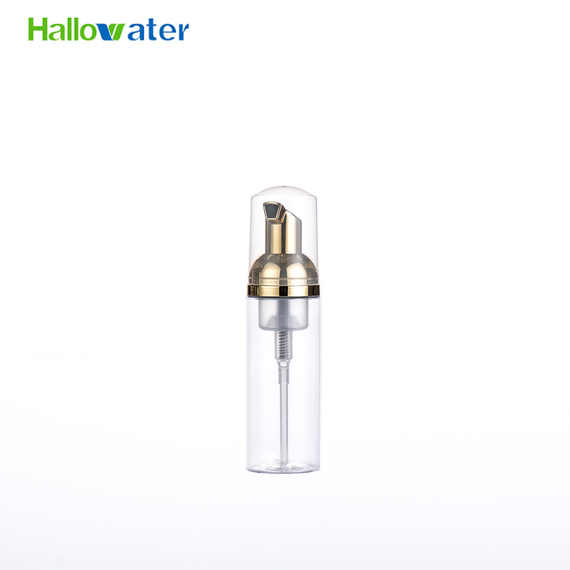 gold electroplating foam pump with bottle